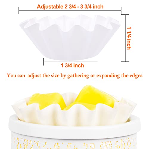 Wax Melt Warmer Liners Reusable  (White, 50PCS)