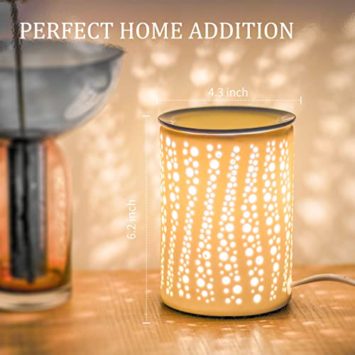 Wax Melt Warmer 2 Bulbs Included Gift Box Packaged