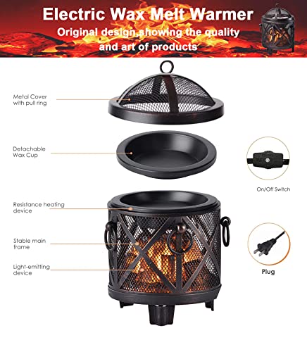 Wax melt warmer (Fireplace Stove)