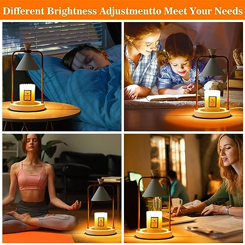 Candle Warmer Lamp with Timer, Dimmable Candle Lamp